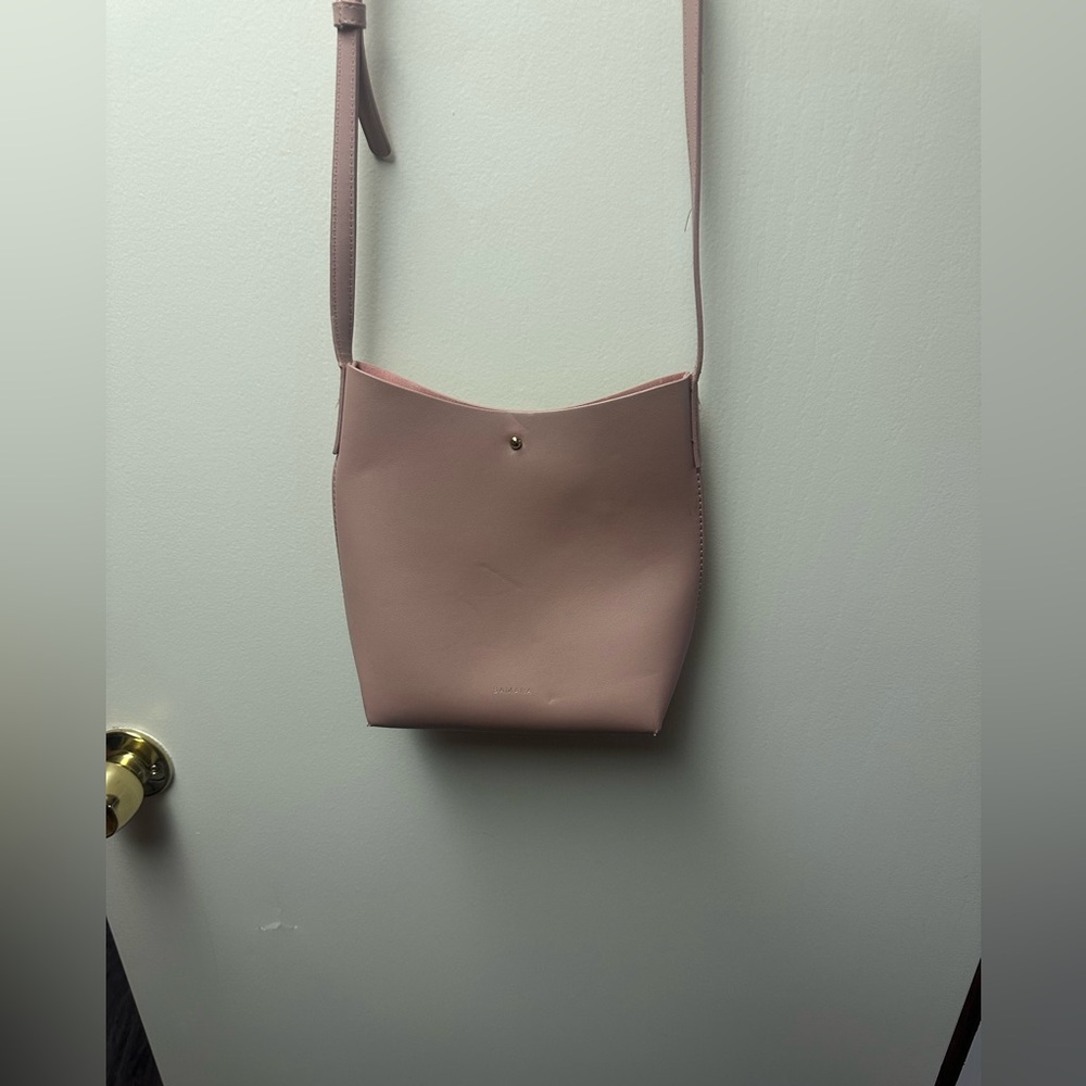 Samara blush shoulder crossbody bag